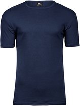 Men's Interlock T-shirt met korte mouwen Navy - S