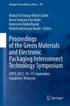Springer Proceedings in Physics 289 - Proceedings of the Green Materials and Electronic Packaging Interconnect Technology Symposium