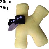 26 Alfabetpoppen - Knuffel poppen （20cm）K