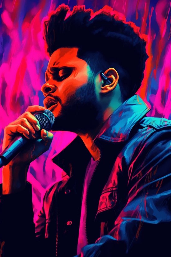Poster The Weeknd | The Weeknd Poster | Abel Tesfaye Poster | Muziek Poster | Creepin |