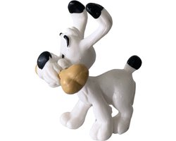 Idefix met bot - speelfiguurtje Asterix & Obelix - 4 cm