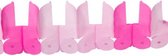 Roze baby geboorte/geboren meisjes thema slingers met wiegjes - Feestartikelen/versiering