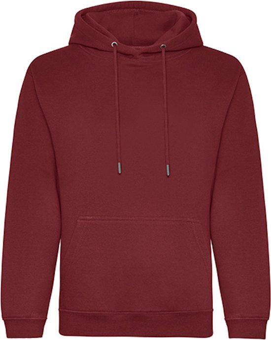 Sweat à capuche bio Just Hoods Bordeaux - M