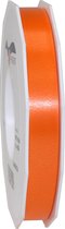1x XL Hobby/decoratie oranje kunststof sierlinten 1,5 cm/15 mm x 91 meter- Luxe kwaliteit - Cadeaulint lint/ribbon