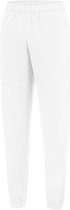 College Cuffed Joggingsbroek met elastische taille Arctic White - XL