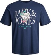 Jack & Jones t-shirt jongens - blauw - JORafterlife - maat 176