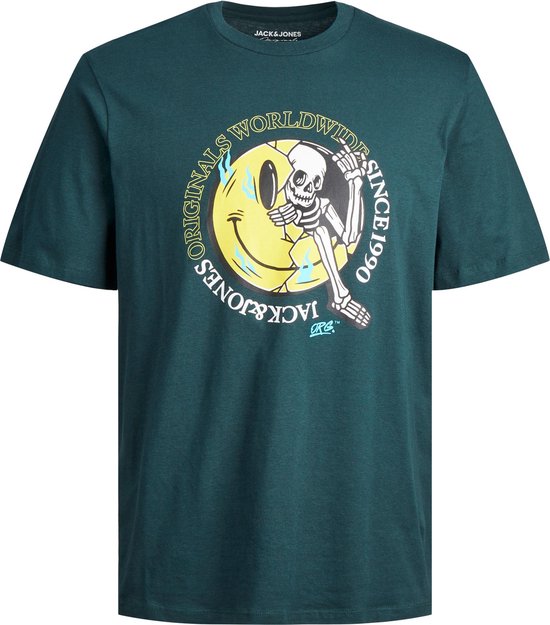 Jack & Jones t-shirt jongens - groen - JORafterlife - maat 140