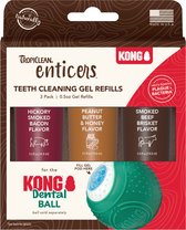 TropiClean Enticers - Tandgel Hond - Geschikt voor KONG - Refill - Rund Pindakaas Bacon - 3 x 15 ml