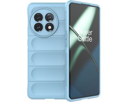 Coverup Hoesje - Geschikt voor OnePlus 11 5G Hoesje - Coverup Hands-On Rugged Back Cover - Lichtblauw