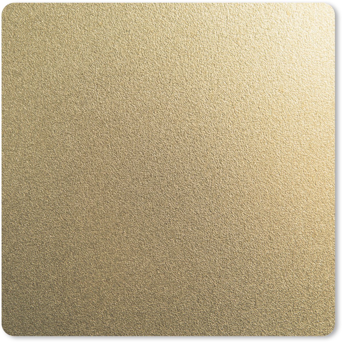 Muismat 20x20 cm - Mousepad Metaal - Goud - Design - Structuur - Chic - Muismatten