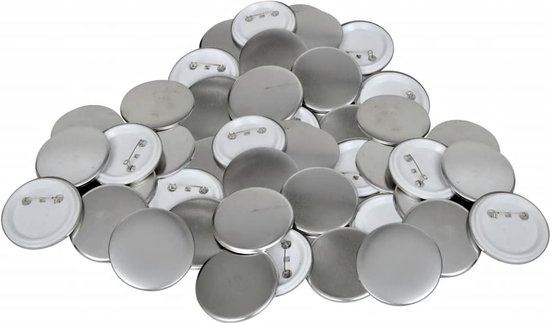 Pièces de bouton de 58 mm de diamètre (500 jeux)