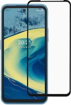 Full-Cover Tempered Glass - Geschikt voor Nokia XR20 Screen Protector - Zwart