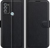 Coverup Book Case - Geschikt voor Motorola Moto G60s Hoesje - Zwart