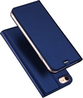 Dux Ducis Skin Pro Book Case - Geschikt voor iPhone SE (2022/2020), iPhone 8 / 7 Hoesje - Blauw