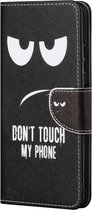 Coverup Book Case Geschikt voor Nokia G10 / G20 Hoesje - Don't Touch