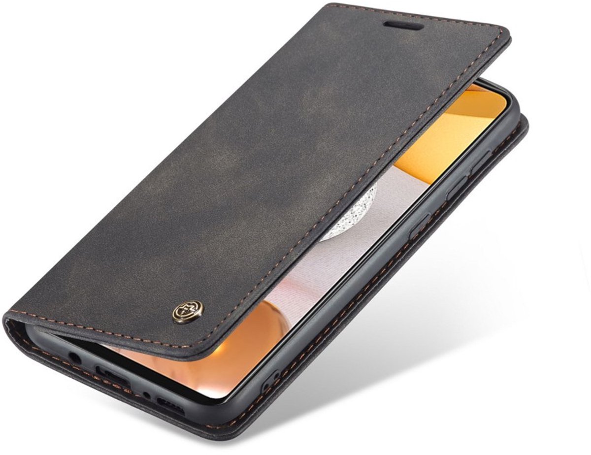 CaseMe Book Case - Geschikt voor Samsung Galaxy S21 Hoesje - Zwart