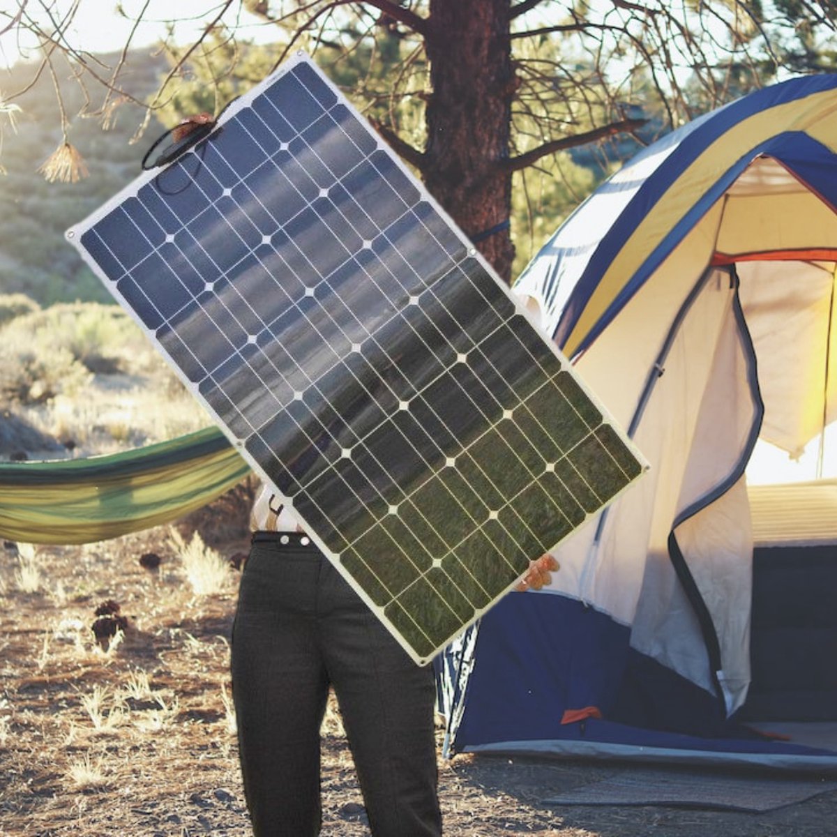 Ansmann Panneau solaire pliable 100 W - Accessoires de camping