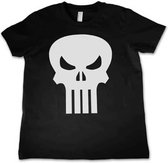 Marvel Punisher Distressed Skull Jongens T-shirt 6 Jaar