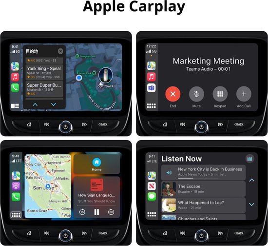 Meridianus Carplay Dongle Draadloos Carplay Draadloze Ontvanger