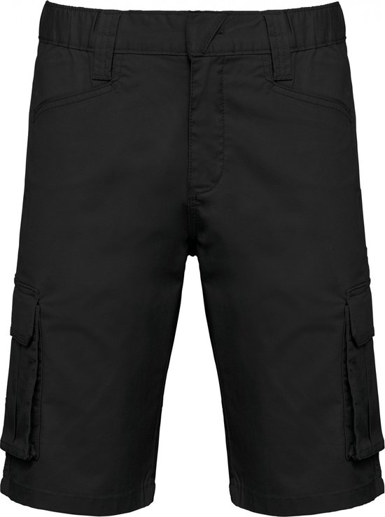 Bermuda/Short Heren 5XL WK. Designed To Work Black 65% Katoen, 33% Polyester, 2% Elasthan