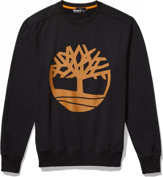 Sweatshirt Heren S Timberland Ronde hals Lange mouw Black / Wheat Boot 80% Katoen, 20% Polyester