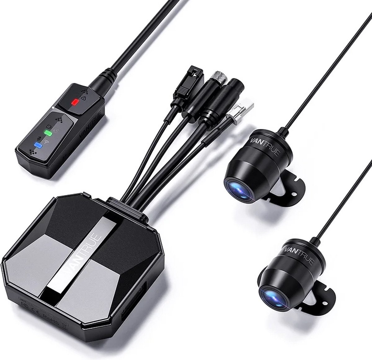 Vantrue F1 4K Dual Wifi GPS Motor dashcam thumbnail 2