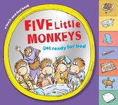 A Five Little Monkeys Story- Five Little Monkeys Get Ready for Bed Touch-and-Feel Tabbed Board Book