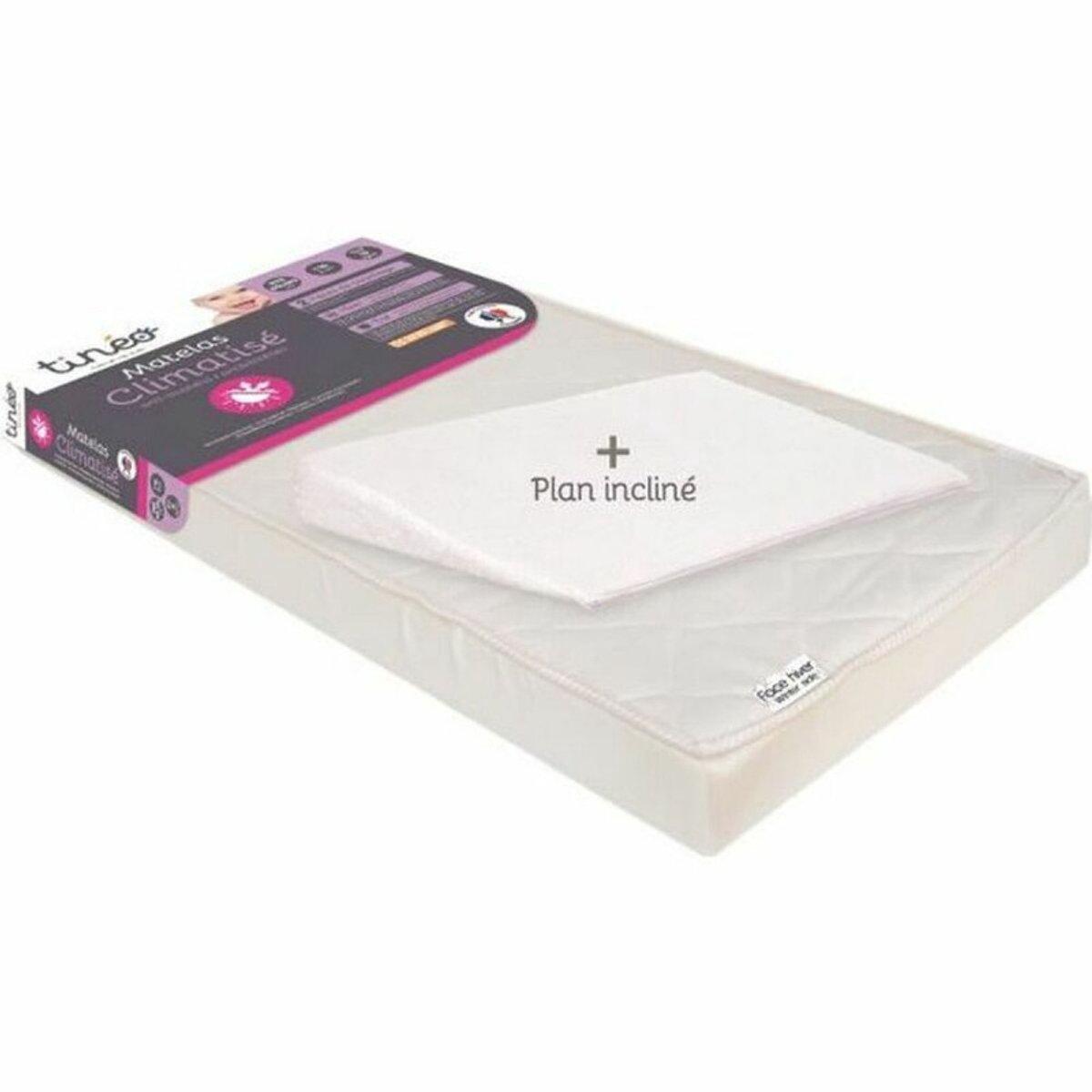 Tineo Matras voor kinderbed Tineo 60 x 120 cm wit