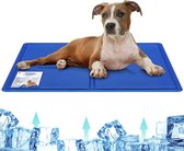 Koelmat hond kat, koeldeken voor huisdieren, niet giftig, hondendeken verkoelend krasbestendig, zelfkoelende matten 65 x 50 cm