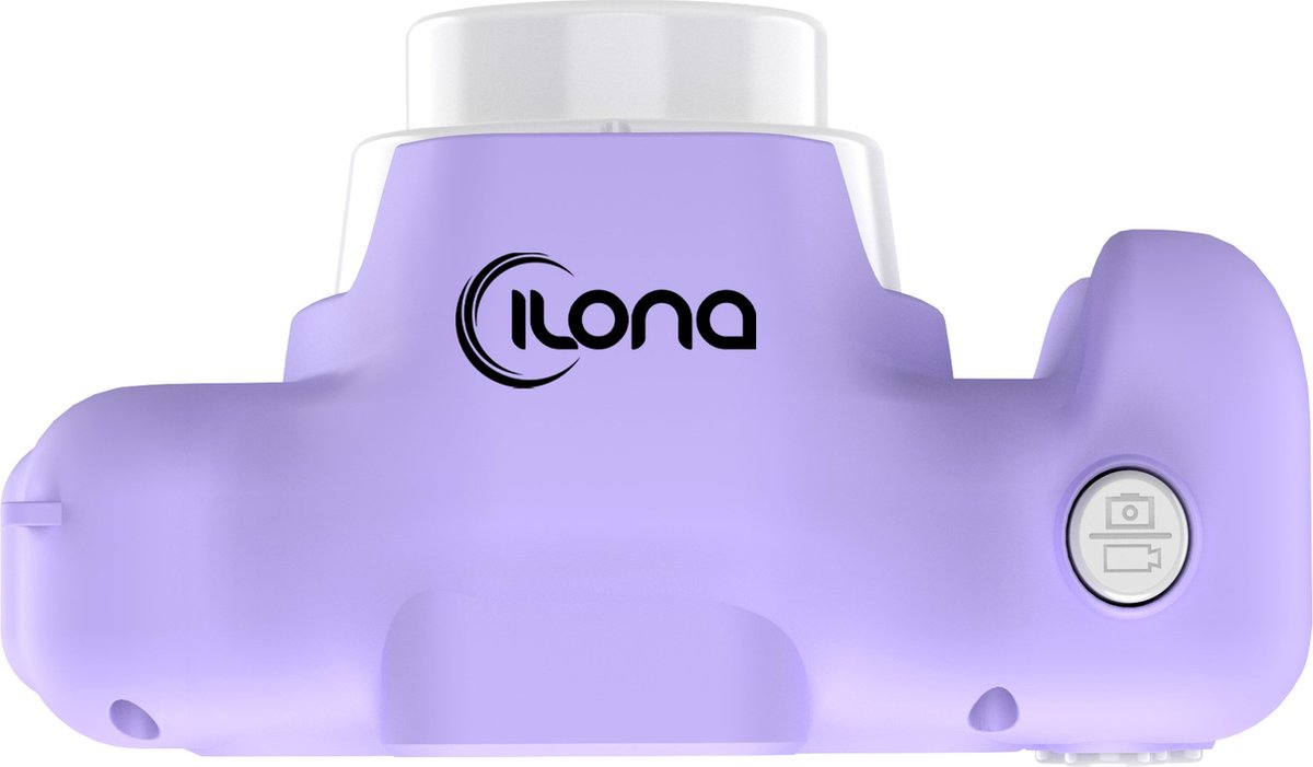 Ilona® Digitale Kindercamera HD 1080p inclusief stickervel - Speelgoedcamera - 32GB micro sd kaart - Fototoestel Voor Kinderen - Selfie Camera - Paars — afbeelding 7