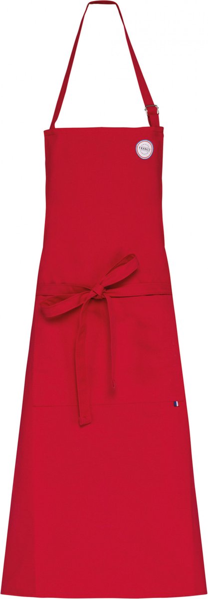 Schort/Tuniek/Werkblouse Unisex One Size Kariban Red 100% Katoen