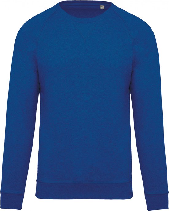 Sweatshirt Kind 6/8 Y (6/8 ans) Kariban Ronde hals Lange mouw Ocean Blue Heather 80% Katoen, 20% Polyester