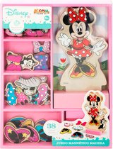 Minnie Mouse aankleed set - Hout met magneet