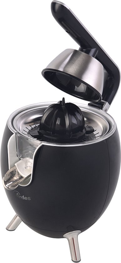 Girmi SR5400 Spremiagrumi, Capacità 150cc, 60 W, Due coni per agrumi, Beccuccio anti-goccia inox, Corpo Inox