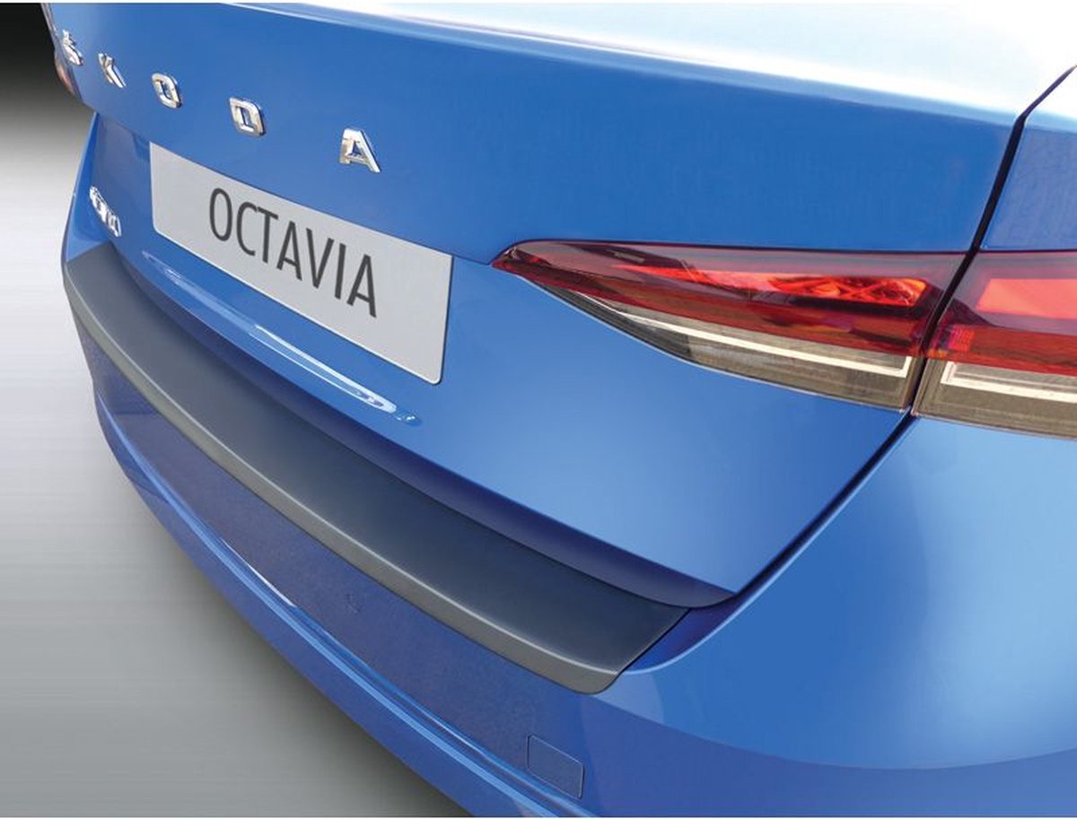 ABS Achterbumper beschermlijst passend voor Skoda Octavia IV HB 5-deurs 2020- Zwart