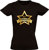 Beste Fietskoerier ter wereld Dames T-shirt | Fietsbezorger