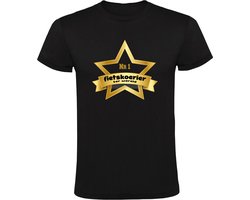 Beste Fietskoerier ter wereld Heren T-shirt | Fietsbezorger