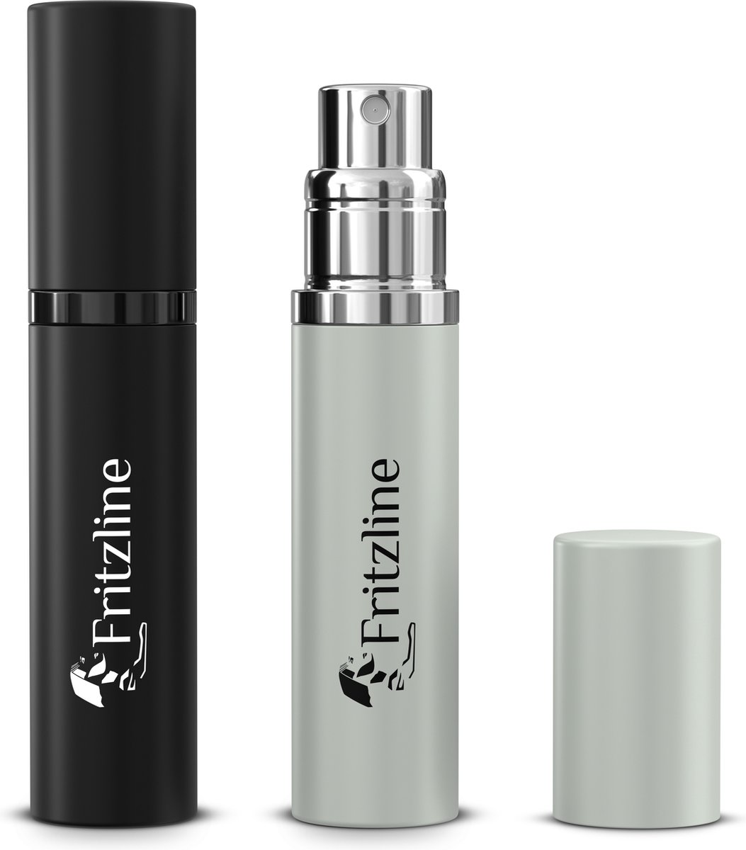Goedkoopste Fritzline 2x Luxe Navulbare Parfumflesjes - Parfum Flesje Navulbaar - Verstuiver Flesjes Leeg - Reisflesje - Mini Parfumverstuiver