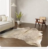 tapis patchwork en peau de vache - tapis en peau de vache blanc