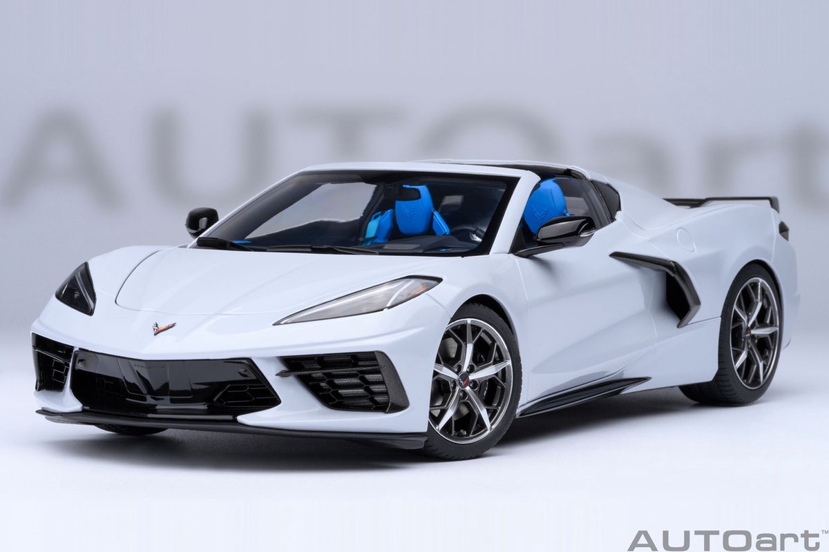 AUTOart 1/18 Chevrolet Corvette C8 Stingray Z51, Ceramic Matrix Grey metallic