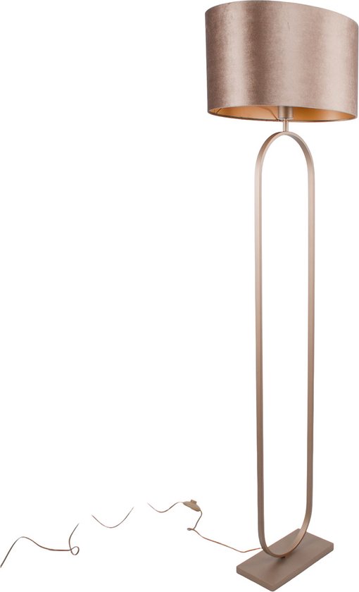 Light & Living – Vloerlamp JAMIRI 142cm – Zwart - De Magnolia