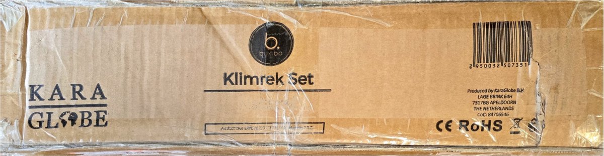 Buxibo XXL Klimrek - Opvouwbare Driehoek + Klimboog met Kussen + Helling met Glijbaan - Montessori Meubels Houten Speelgym - Naturel - 210x83x81cm — afbeelding 7