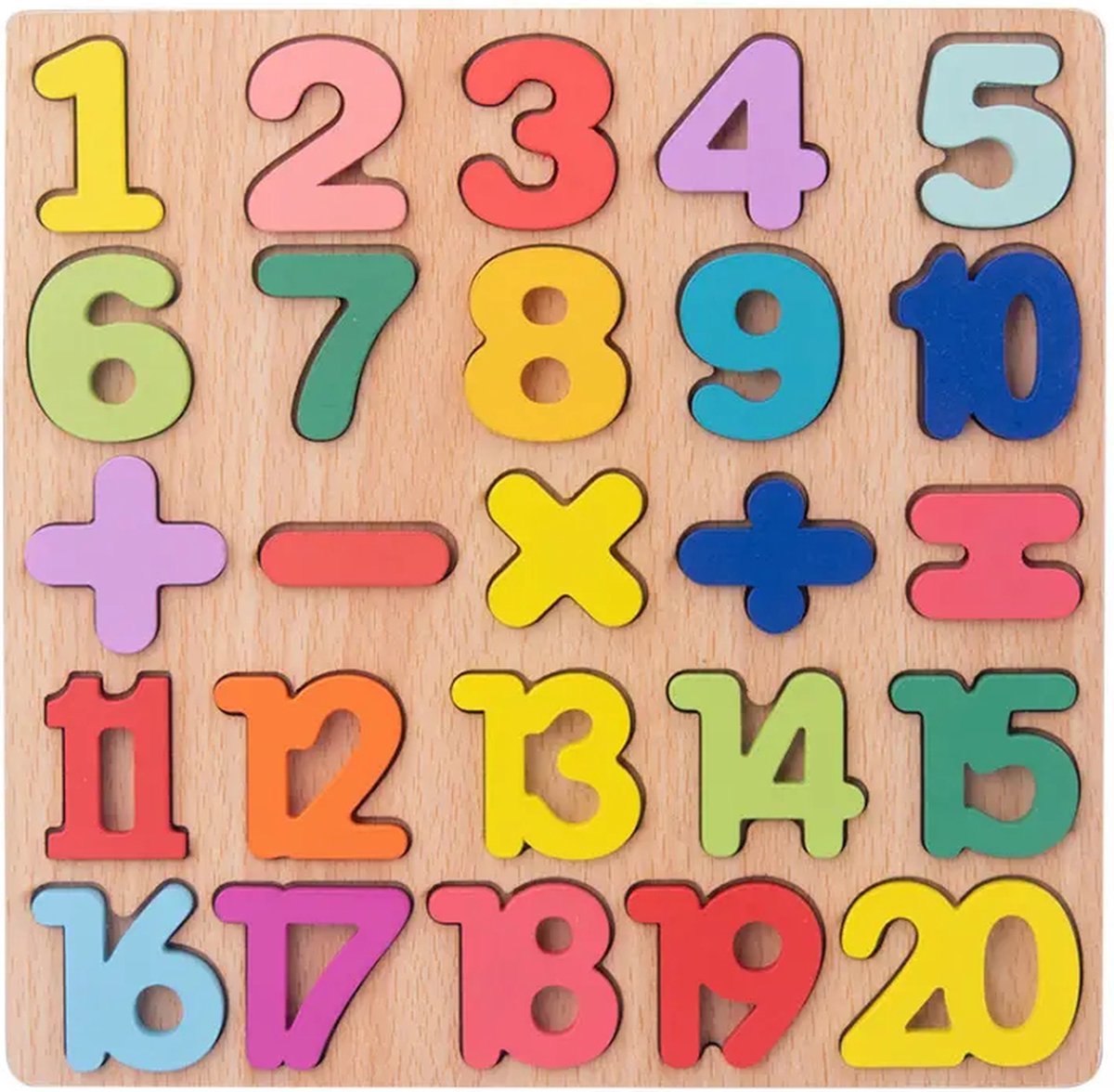Montessori Houten Educatief Speelgoed Cijfers