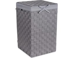 Wasmand Grijs 30 x 30 x H.50 cm - Praktische Opbergmand voor Kleding
