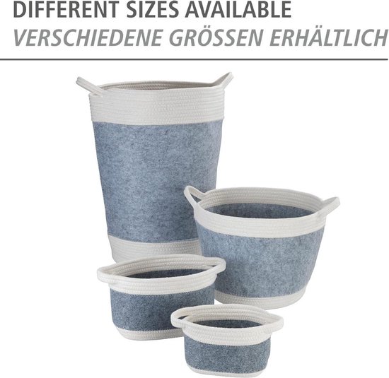 DuneDesign 100L Vilten Wasverzamelaar 43x38x60cm XXL Universele Vilten Tas Opvouwbare Wasmand Grote Speelgoe