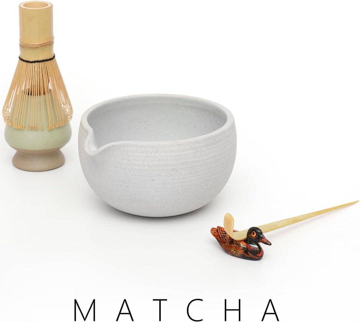 Artcome Matcha Ceremonie Kit voor Japanse theeceremonie, kom met schenktuit, garde, theelepel, matcha poederzeef, matcha theeservies voor het maken van Usucha, Koicha en Matcha Latte (cyaan Artcome Matcha Ceremonie Kit voor Japanse theeceremonie, kom met schenktuit, garde, theelepel, matcha poederzeef, matcha theeservies voor het maken van Usucha, Koicha en Matcha Latte (cyaan