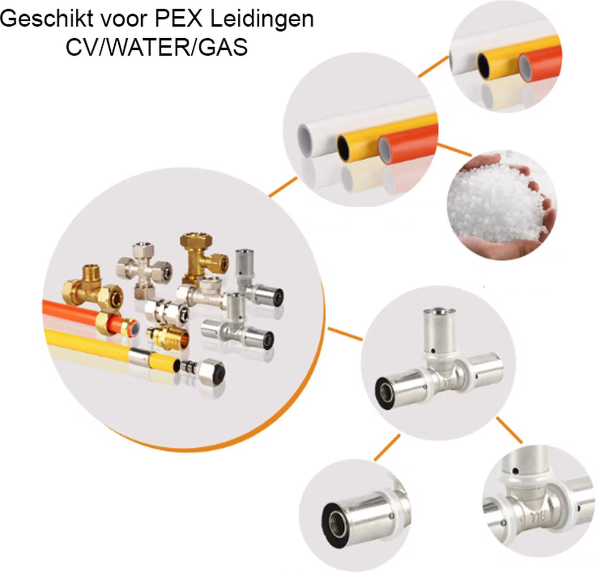 Loodgieter Gereedschap 16 20 25mm PEX-AL Interne Externe Ruimer PPR Kalibrator Fitting Aluminium Plastic Buis Rounder voor Sanitair Pijp  1420