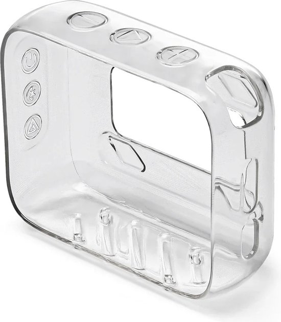 Beschermhoes geschikt voor JBL Go 4 Bluetooth Speaker - Transparant - Schokbestendig - Krasbestendig - Siliconen - Hoesje - Case - Bescherming - Meerdere kleuren