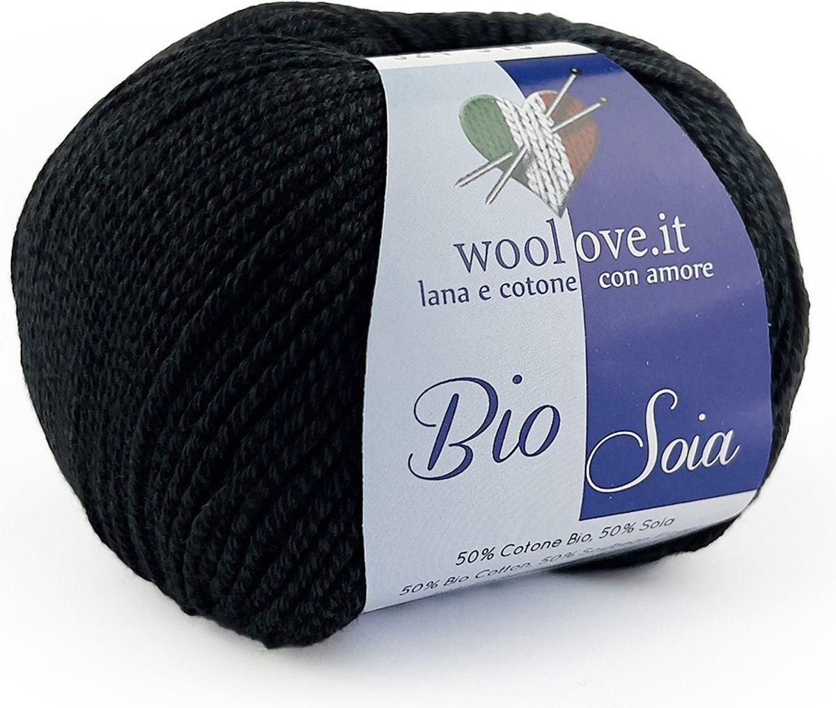 Tricot Cafè Woolove biologische soja garen gemaakt van een katoen en soja mix zeer zacht ademend en glanzend natuurlijke plantaardige vezels ideaal voor haaknaalden: 3 00 3 50 zwart 324 50 gr
