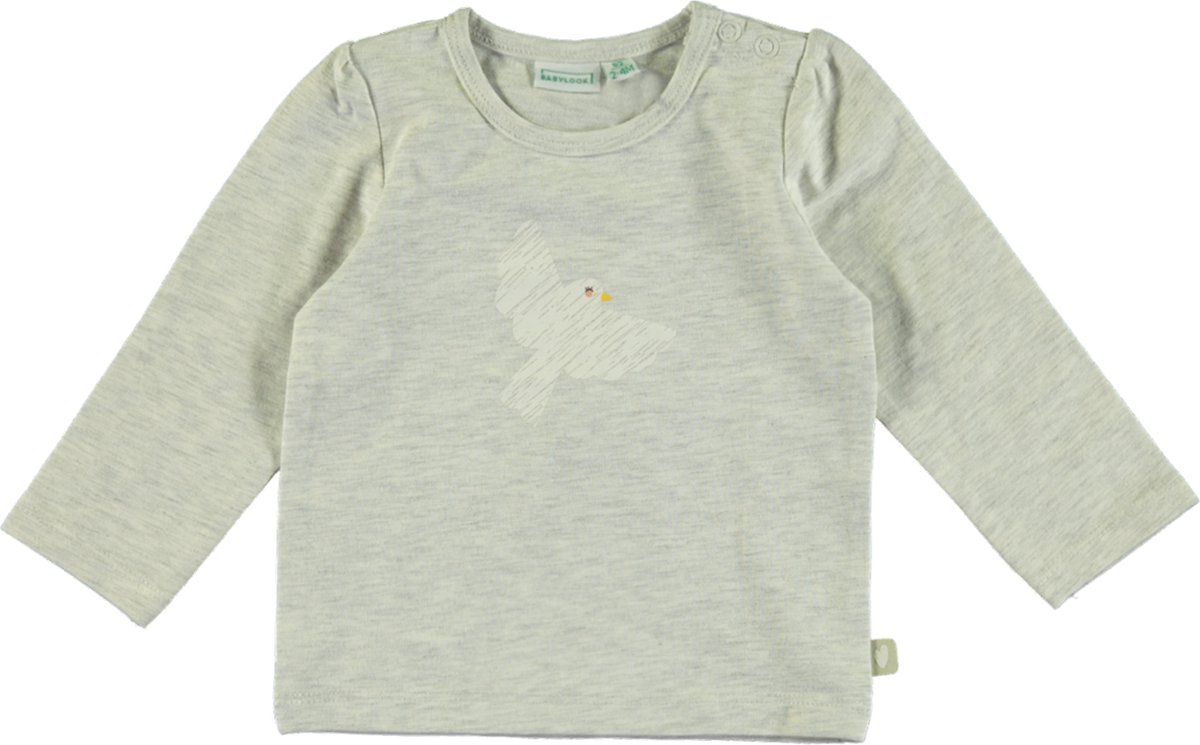 Babylook T-Shirt Bird Oatmeal Melee 56